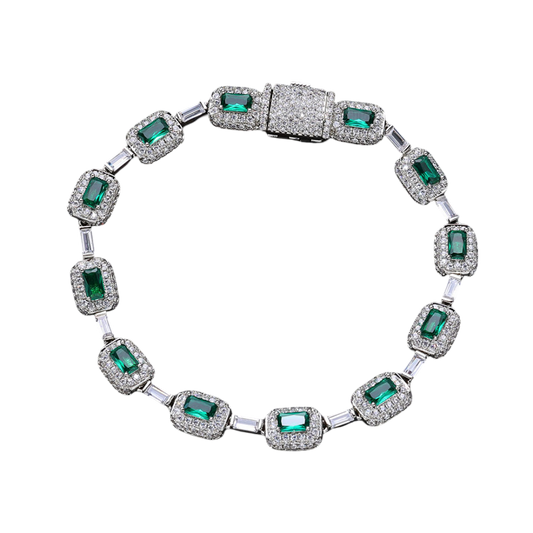 Green Emerald Bracelet