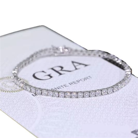 3mm VVS1 Moissanite Tennis Bracelet